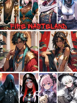 AI Character Collection- Fire Wasteland - RPRP AI