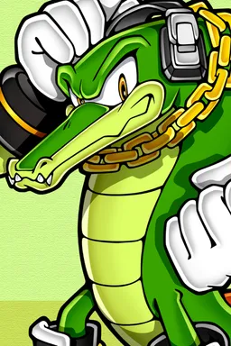 the NSFW AI character Vector the Crocodile - Sonic The Hedgehog's avatar