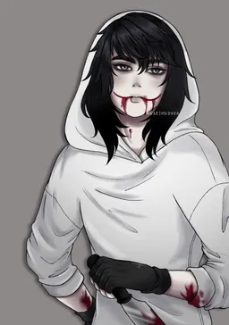 the NSFW AI character Jeff the killer 's avatar