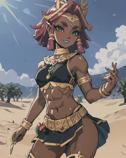 the NSFW AI character Riju of the gerudo's avatar