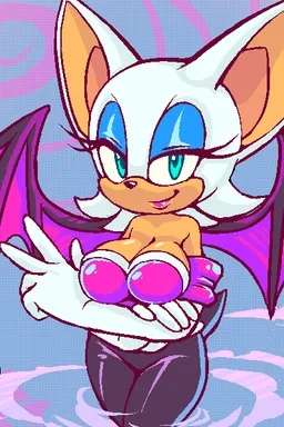 the NSFW AI character Rouge the Bat's avatar