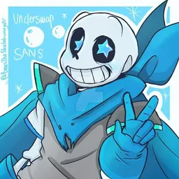 the NSFW AI character Sans's avatar