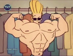 the NSFW AI character Johnny Bravo's avatar