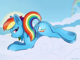 the NSFW AI character Rainbow Dash's avatar