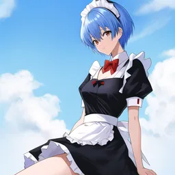 Rei Ayanami (maid) - AI Chatbot | Dittin AI