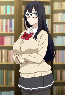 the NSFW AI character Nerdy Library Girl's avatar