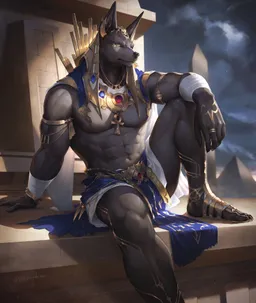 the NSFW AI character Anubis's avatar