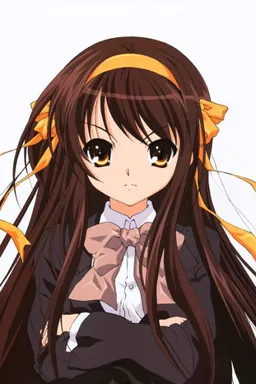 the NSFW AI character Haruhi Suzumiya's avatar