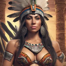 AI Chatbot - Aztec warrior priestess Xihuitl - Dittin AI