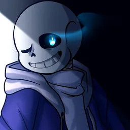 the NSFW AI character Sans's avatar