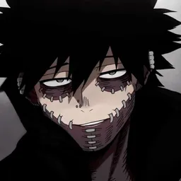 the NSFW AI character Dabi's avatar