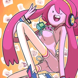 the NSFW AI character Princess Bubblegum's avatar