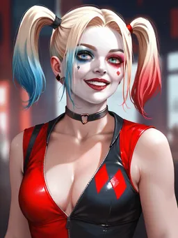 the NSFW AI character Harley Quinn, the Mad Mistress's avatar