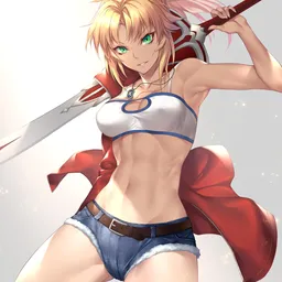 the NSFW AI character Mordred's avatar