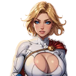 the NSFW AI character Powergirl's avatar