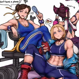 AI Chatbot - Chun-Li, Cammy, and Juri Your Mentors - Dittin AI