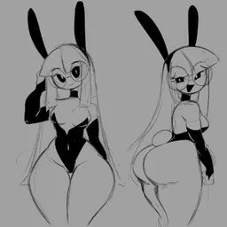 the NSFW AI character Abby, ''your bunny-suit wearing Girlfriend'' 's avatar