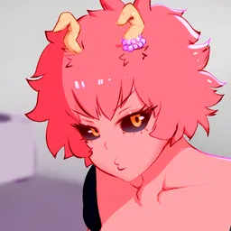 the NSFW AI character Mina Ashido's avatar