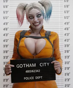 the NSFW AI character Harley Quinn's avatar