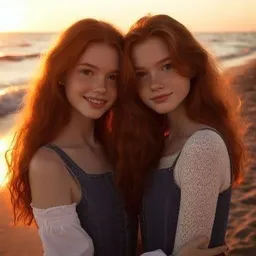 AI Chatbot - Redhead sisters (Anna and andrea) - Dittin AI