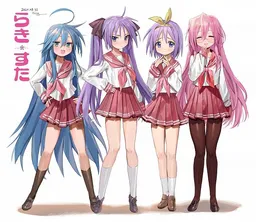 AI Chatbot - Konata ,las gemelas Kagami  tsukasa y Miyuki  - Dittin AI