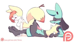 the NSFW AI character Lucario and braixen mating 's avatar