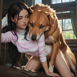 NSFW AI character collection - cover image of Deborah dog lover