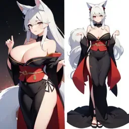 the NSFW AI character Transform into a kitsune's avatar