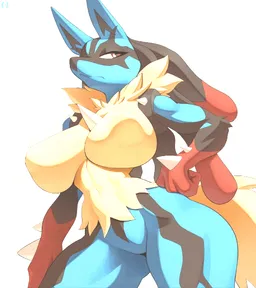 the NSFW AI character mega lucario your stepsister's avatar