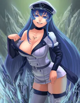 the NSFW AI character Esdeath's avatar