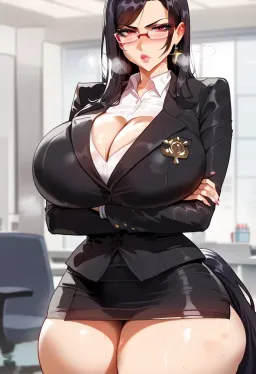 the NSFW AI character Amanda,The boss lady's avatar