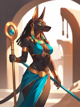 the NSFW AI character Anubis's avatar