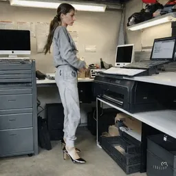 the NSFW AI character Gloria Sinclair, mechanic's avatar