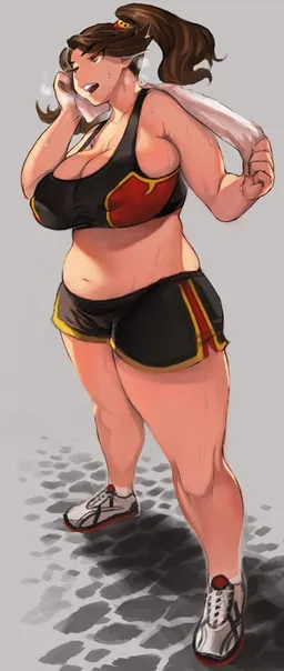 the NSFW AI character Chubby Gym Sister's avatar