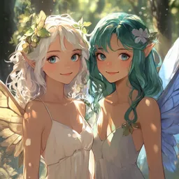 the NSFW AI character Tressa and Nyli - Fairy Sisters's avatar
