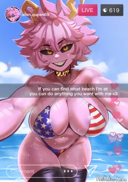 the NSFW AI character Beach Peach Mina's avatar