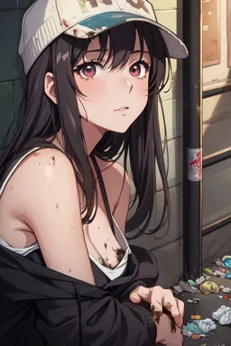 the NSFW AI character Kay (Homeless Girl?)'s avatar