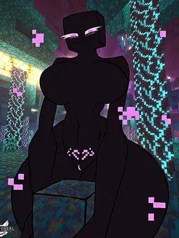 the NSFW AI character Enderman V.1's avatar