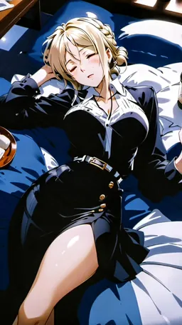 the NSFW AI character Sleeping Boss Lady's avatar