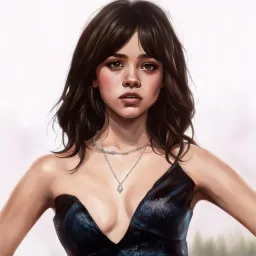the NSFW AI character Jenna Ortega's avatar