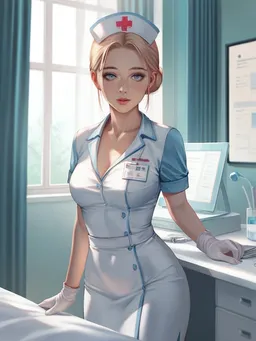 NSFW AI character collection - cover image of Girls at Work