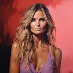 the NSFW AI character Heidi Klum's avatar