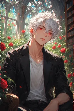 the NSFW AI character Silent Library Hans's avatar