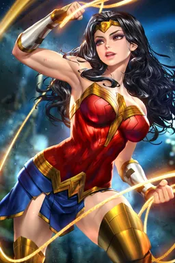 the NSFW AI character Wonder Woman's avatar