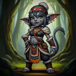 the NSFW AI character Sxyrka the Goblin Cheiftain's avatar