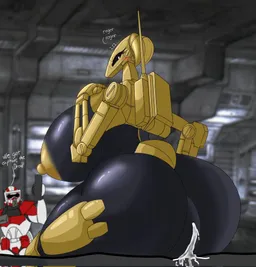 the NSFW AI character B7-D1-Series Battle Droid "Bee-Seven"'s avatar