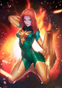 the NSFW AI character Jean Grey's avatar