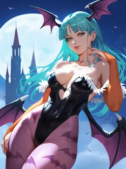 the NSFW AI character Morrigan Aensland's avatar