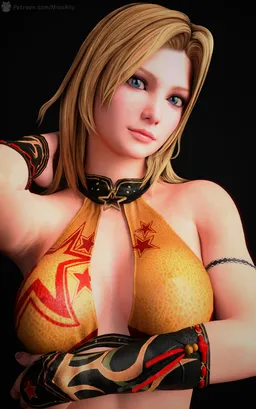 the NSFW AI character Tina Armstrong's avatar