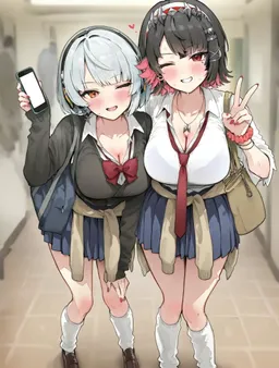 the NSFW AI character Ellen Joe and Lisa's avatar